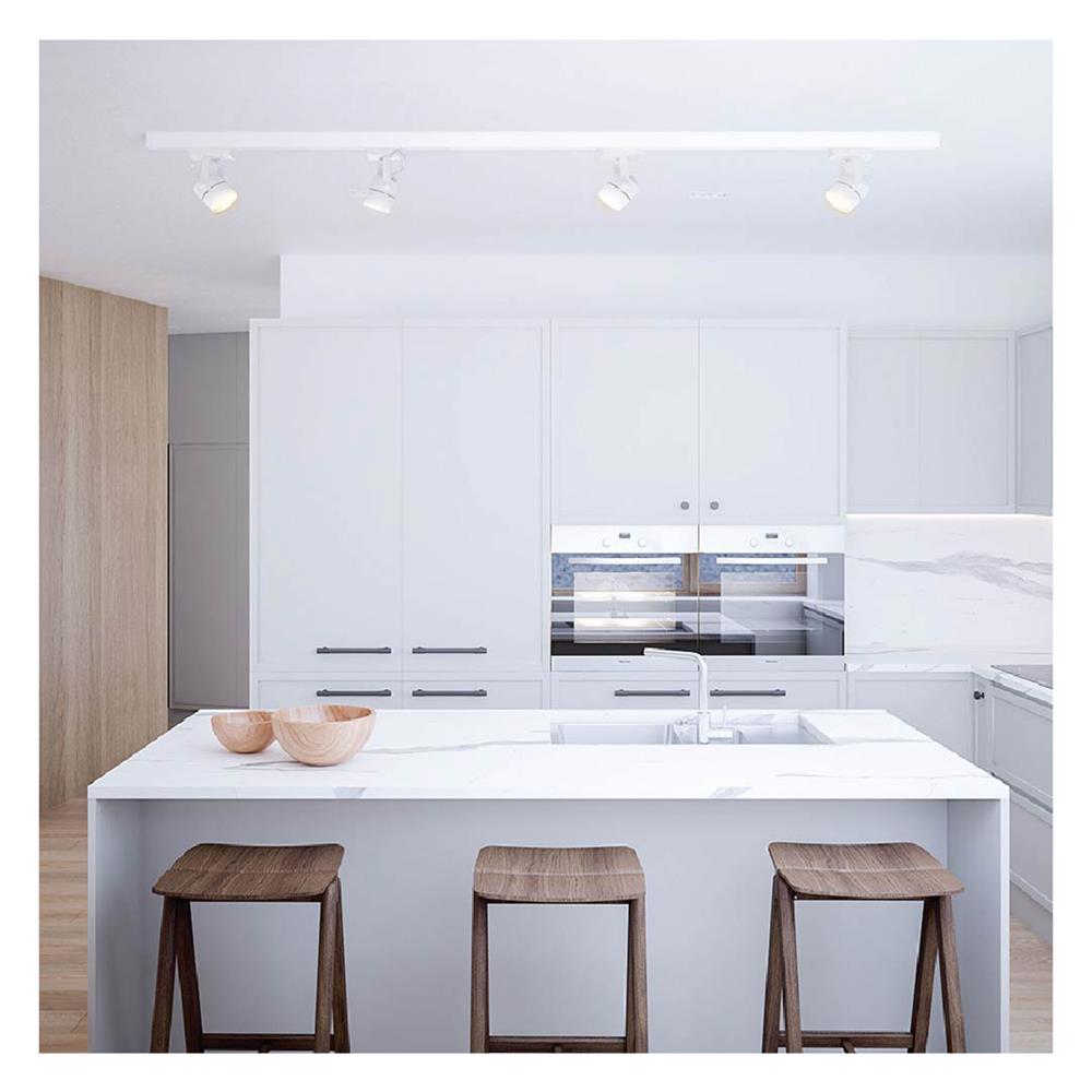 แทรคไลท์ ติดราง GU5.3 LAMPTAN CROP สีขาว