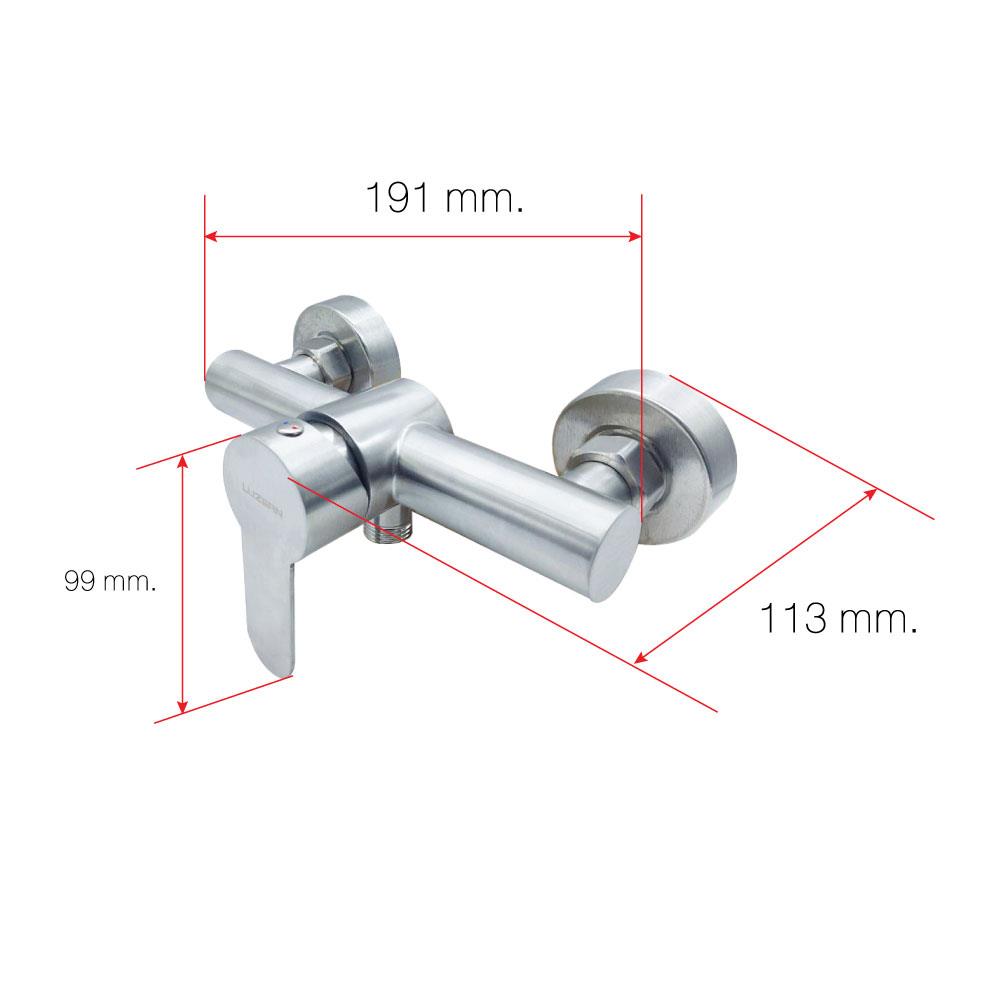 ก๊อกผสมยืนอาบ LUZERN LS-3009