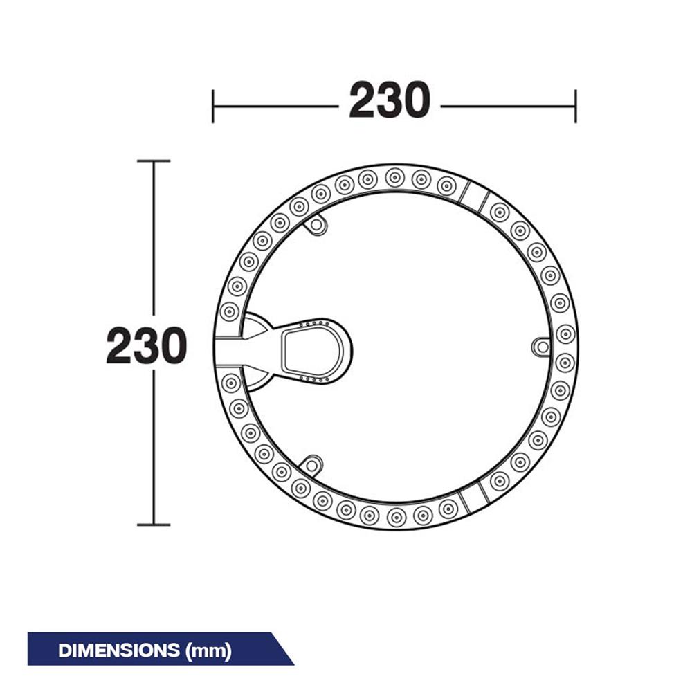 หลอด LED BEC MAGNET O-KIT 26 วัตต์ DAYLIGHT