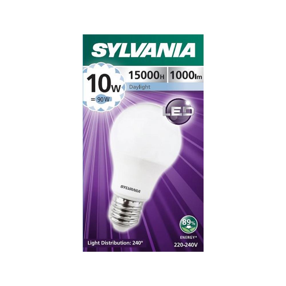 หลอด LED SYLVANIA BASIC PLUS 10 วัตต์ DAYLIGHT E27
