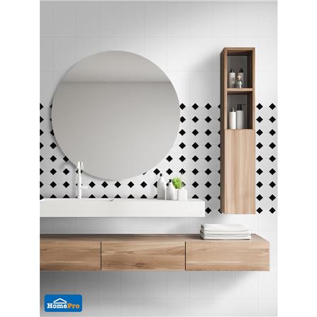 โมเสคพอร์ซเลน 29.5x29.5 ซม. DURAGRES จาโคบี้ สีขาว-ดำ_1