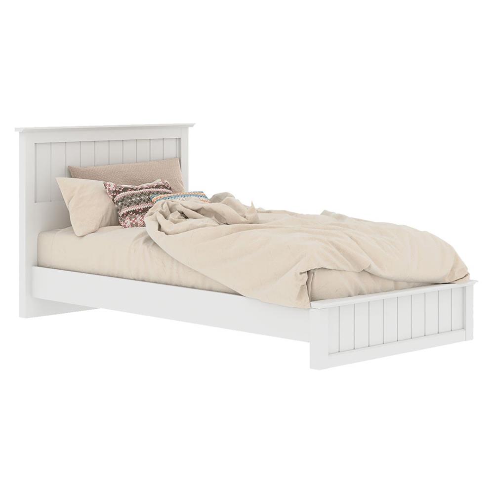 เตียง 3.5 ฟุต KONCEPT MONETA สีขาว