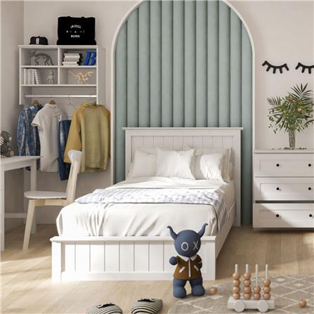 เตียง 3.5 ฟุต KONCEPT MONETA สีขาว_4