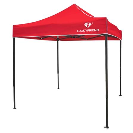 เต็นท์พับ  LUCKYFRIEND 3x3 เมตร สีแดง_0