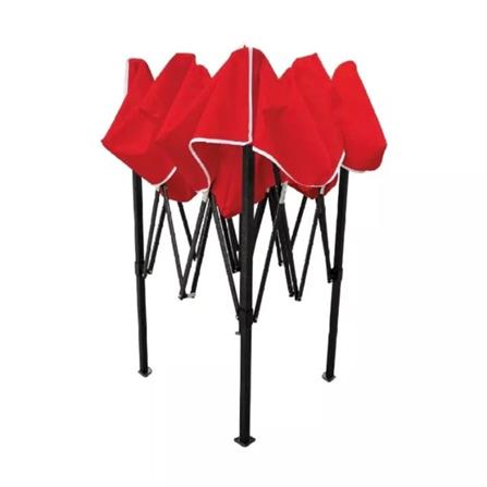 เต็นท์พับ  LUCKYFRIEND 3x3 เมตร สีแดง_1