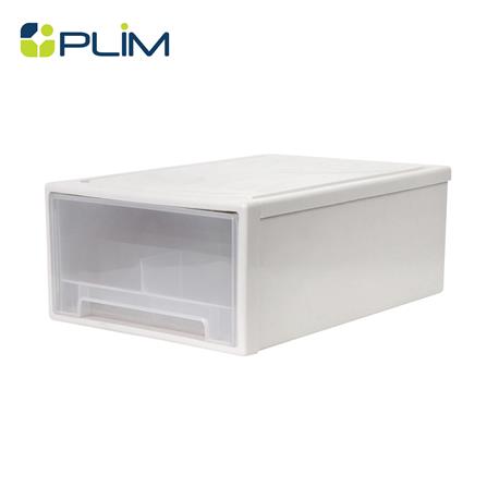 กล่องลิ้นชักจัดเก็บกางเกงชั้นใน PLIM SIZE L สีขาว_0