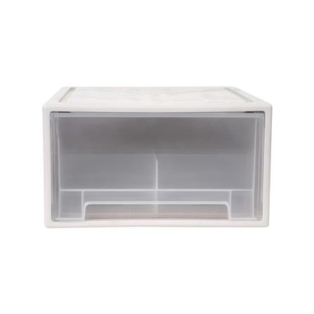 กล่องลิ้นชักจัดเก็บกางเกงชั้นใน PLIM SIZE L สีขาว_1