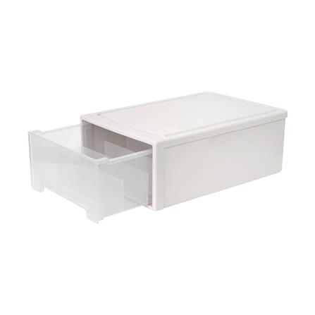 กล่องลิ้นชักจัดเก็บกางเกงชั้นใน PLIM SIZE L สีขาว_2