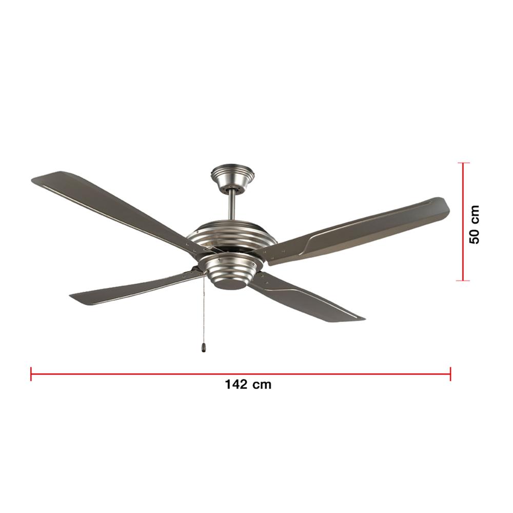 พัดลมไม่มีโคมไฟ CARINI CN05 56 นิ้ว สีทองรมดำ