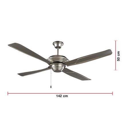 พัดลมไม่มีโคมไฟ CARINI CN05 56 นิ้ว สีทองรมดำ_5