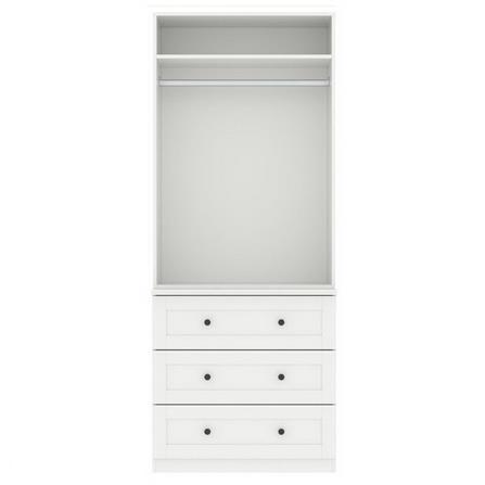 ตู้เสื้อผ้า KONCEPT MONETA 80 ซม. สีขาว_1
