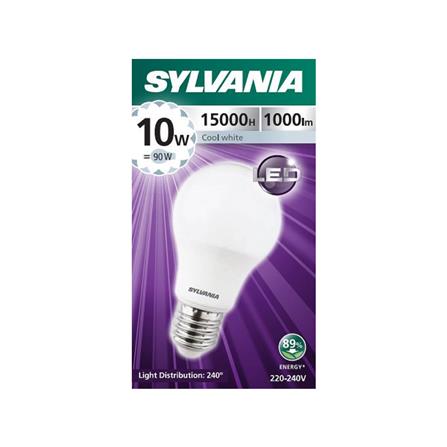 หลอด LED SYLVANIA BASIC PLUS 10 วัตต์ COOL WHITE E27_1