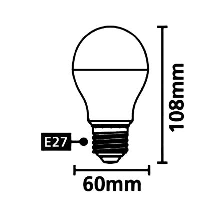 หลอด LED SYLVANIA BASIC PLUS 8 วัตต์ COOL WHITE E27_4