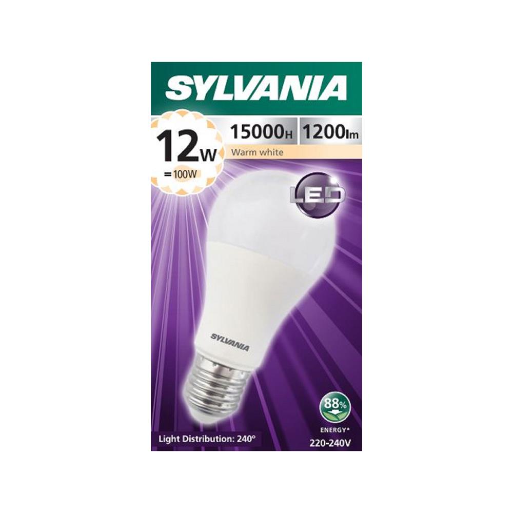 หลอด LED SYLVANIA BASIC PLUS 12 วัตต์ WARM WHITE E27