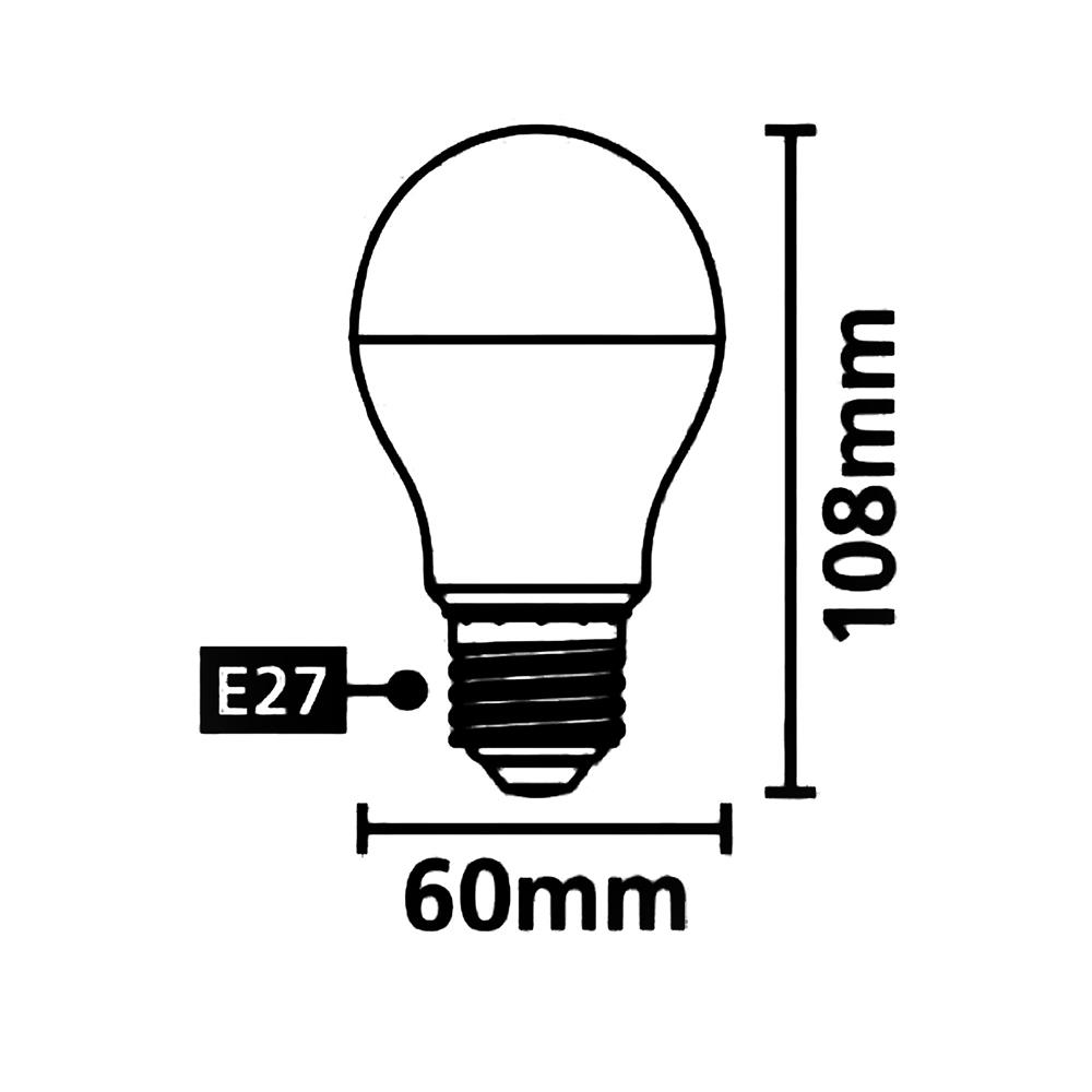 หลอด LED SYLVANIA BASIC PLUS 8 วัตต์ WARM WHITE E27