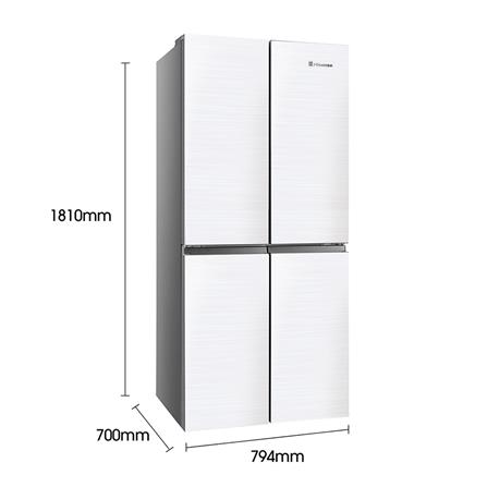 ตู้เย็น MULTI DOOR HISENSE RQ560N4AW1 16 คิว กระจกขาว_5