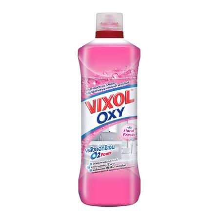 น้ำยาทำความสะอาดห้องน้ำ VIXOL OXY PINK 700 มล. แพ็กคู่ FLORAL FRESH_1