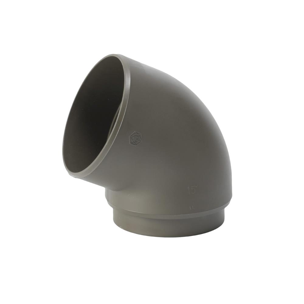 ข้องอกลม 15 องศา SCG SMART สีเทา