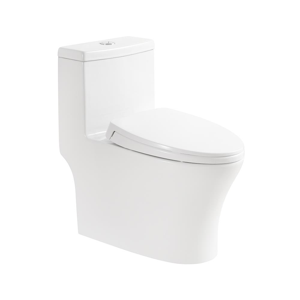 สุขภัณฑ์ 1 ชิ้น HAFELE 495.61.474 3/4.5L สีขาว