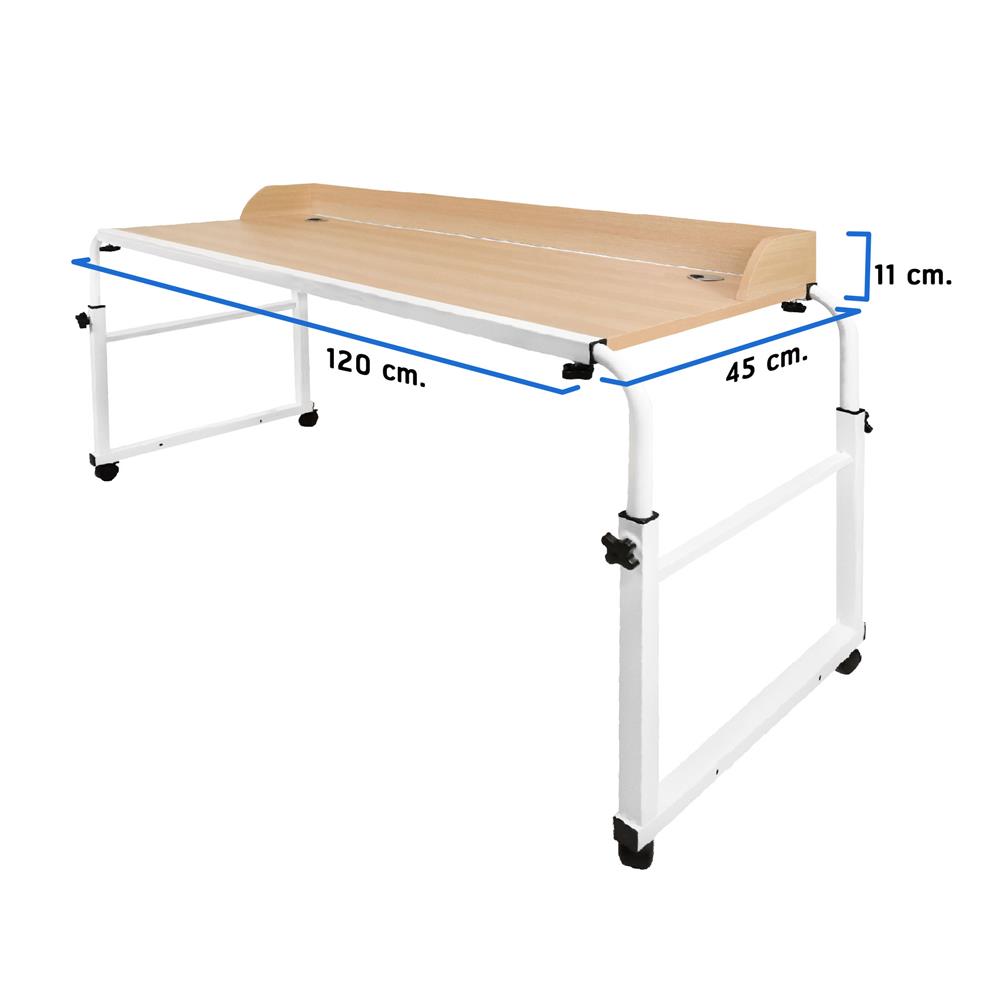 โต๊ะทำงาน THAIBULL OB2-4512 สีน้ำตาล/ขาว