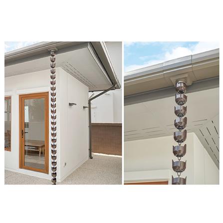 รางน้ำฝน ไวนิล SCG SMART 3 ม. สีเทา_2