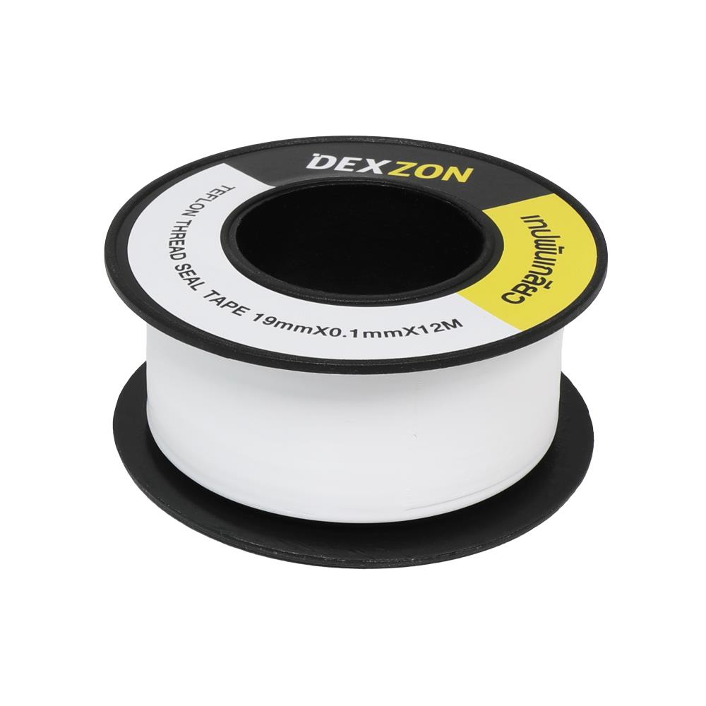 เทปพันเกลียว DEXZON 19มม.x0.1มม. 12 เมตร