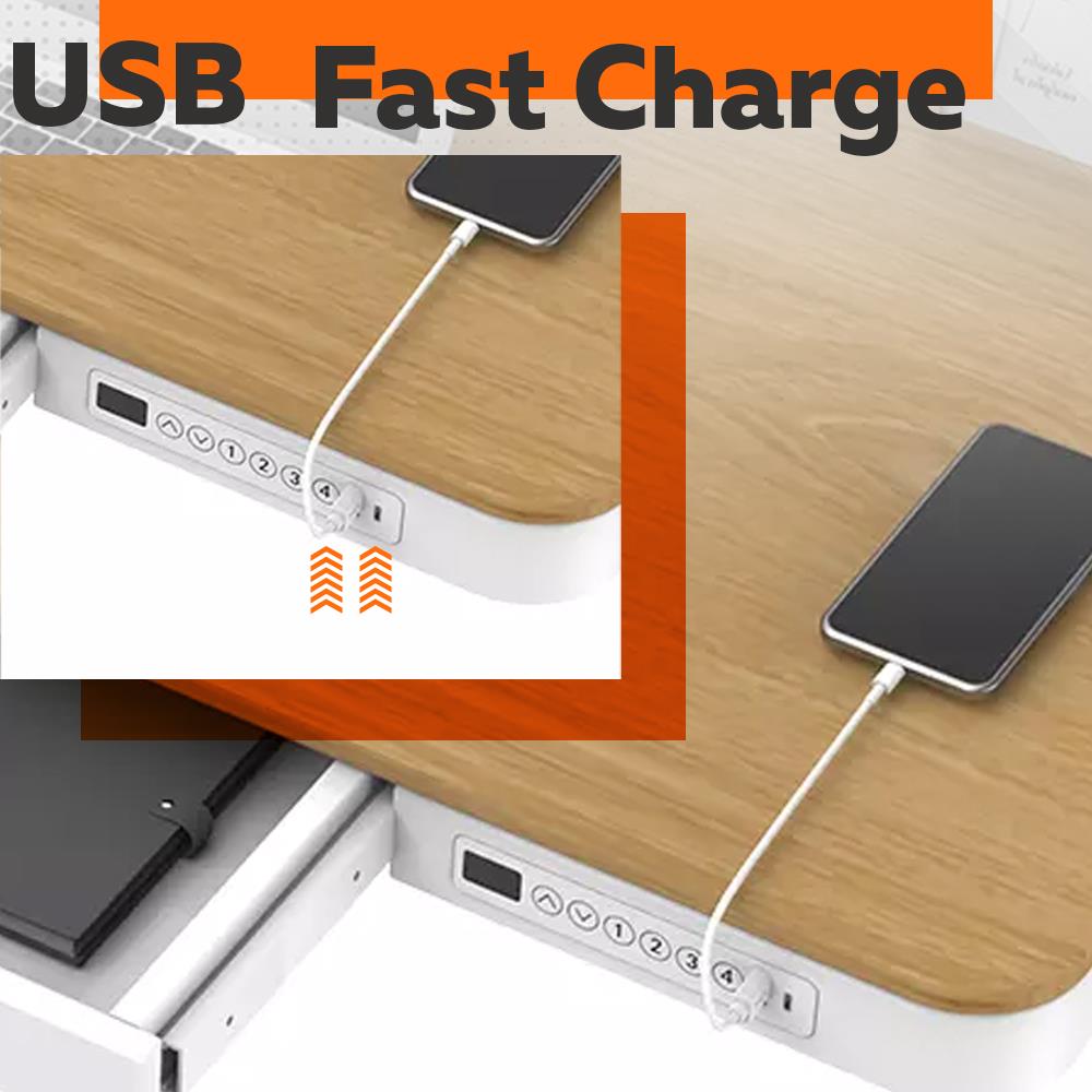 โต๊ะทำงานปรับระดับ ERGOTREND SIT 2 STAND ABSOLUTE DESK 120 ซม. สีมะฮอกกานี/ดำ