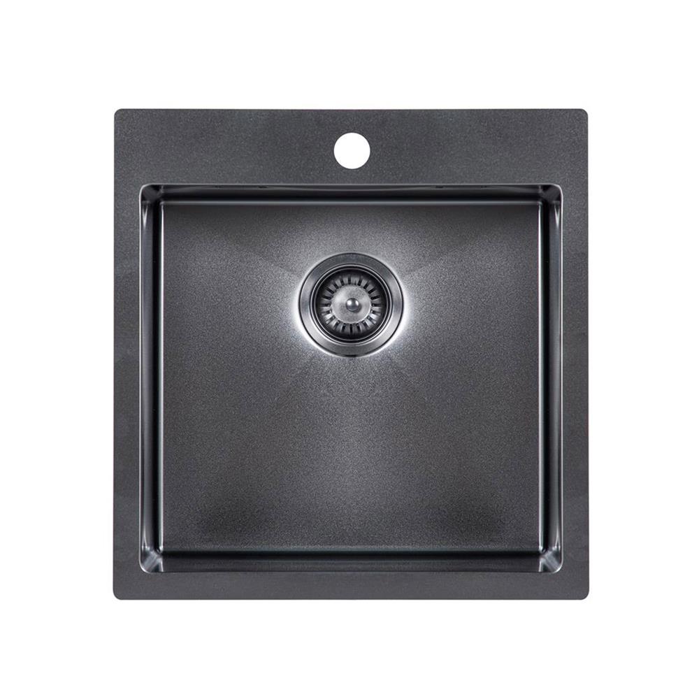 ซิงค์ฝัง 1 หลุม HAFELE ARMOR 495.39.470 สีดำ