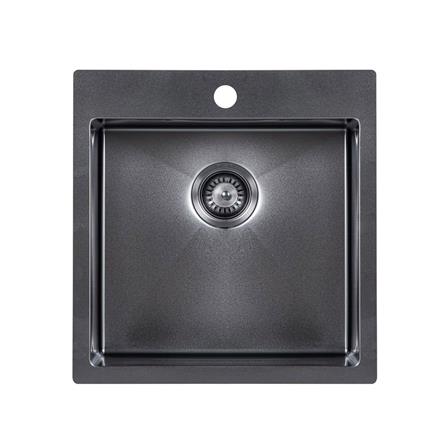 ซิงค์ฝัง 1 หลุม HAFELE ARMOR 495.39.470 สีดำ