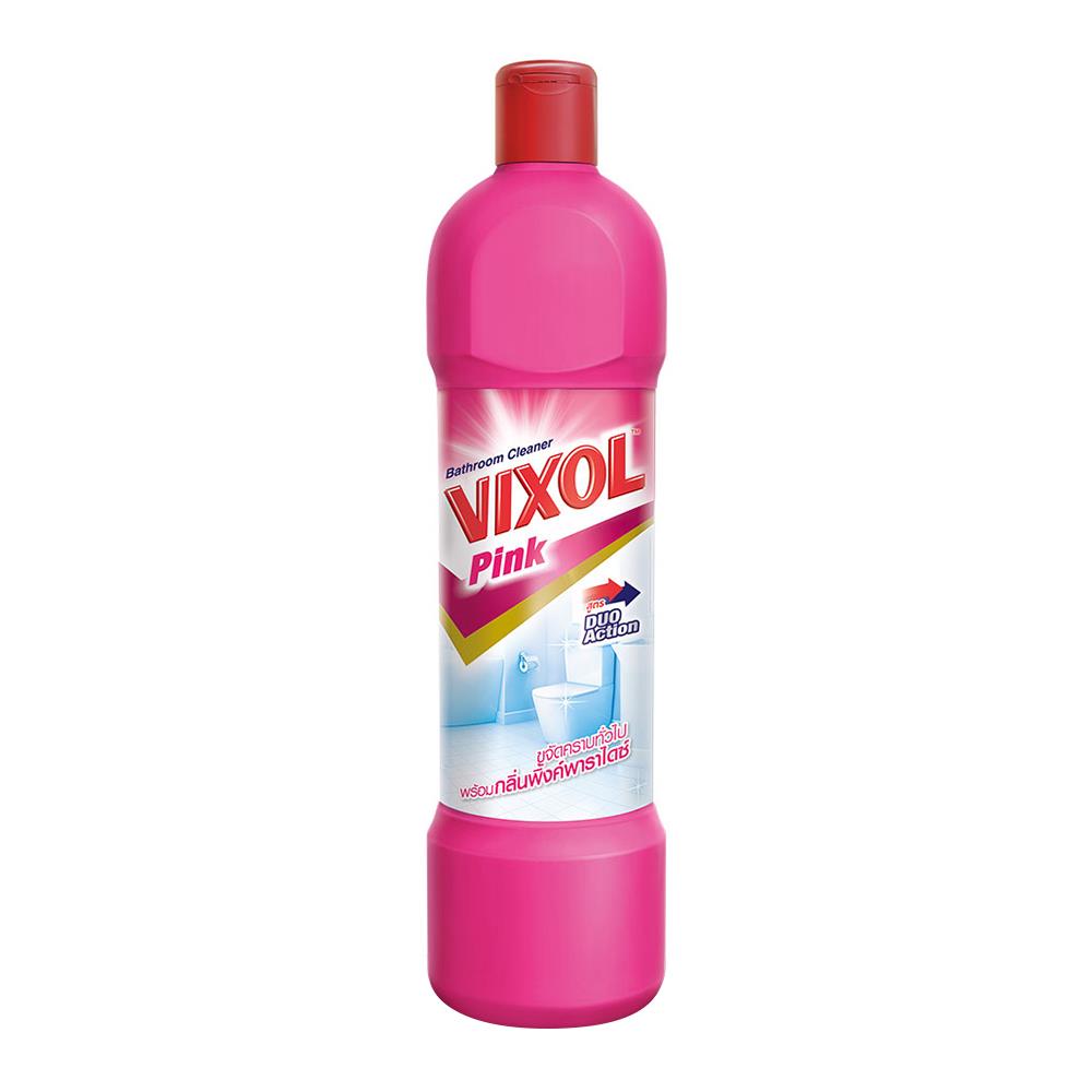 น้ำยาทำความสะอาดห้องน้ำ VIXOL PINK 900 มล. แพ็กคู่ PINK PARADISE