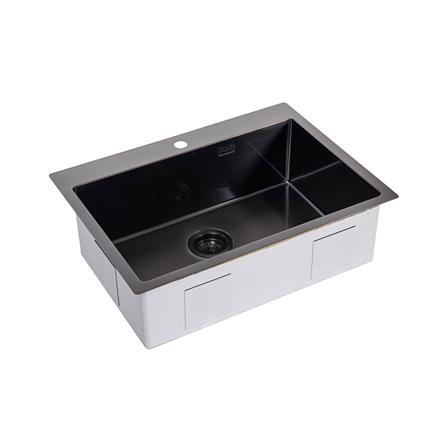 ซิงค์ฝัง 1 หลุม HAFELE ARMOR 495.39.471 สีดำ_1