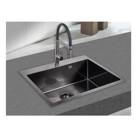 ซิงค์ฝัง 1 หลุม HAFELE ARMOR 495.39.471 สีดำ_2