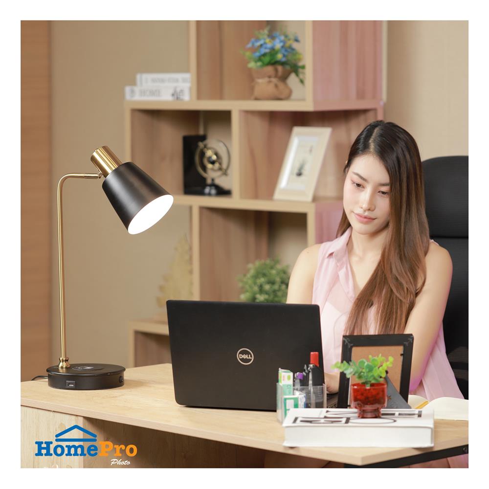 ไฟตั้งโต๊ะ CARINI MODERN MT21044B สีดำ/ทอง