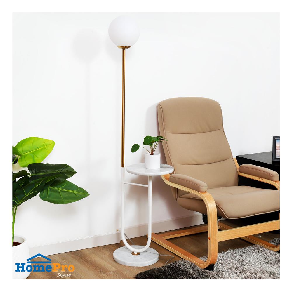 ไฟตั้งพื้น CARINI MODERN ML21030W สีขาว/ทอง
