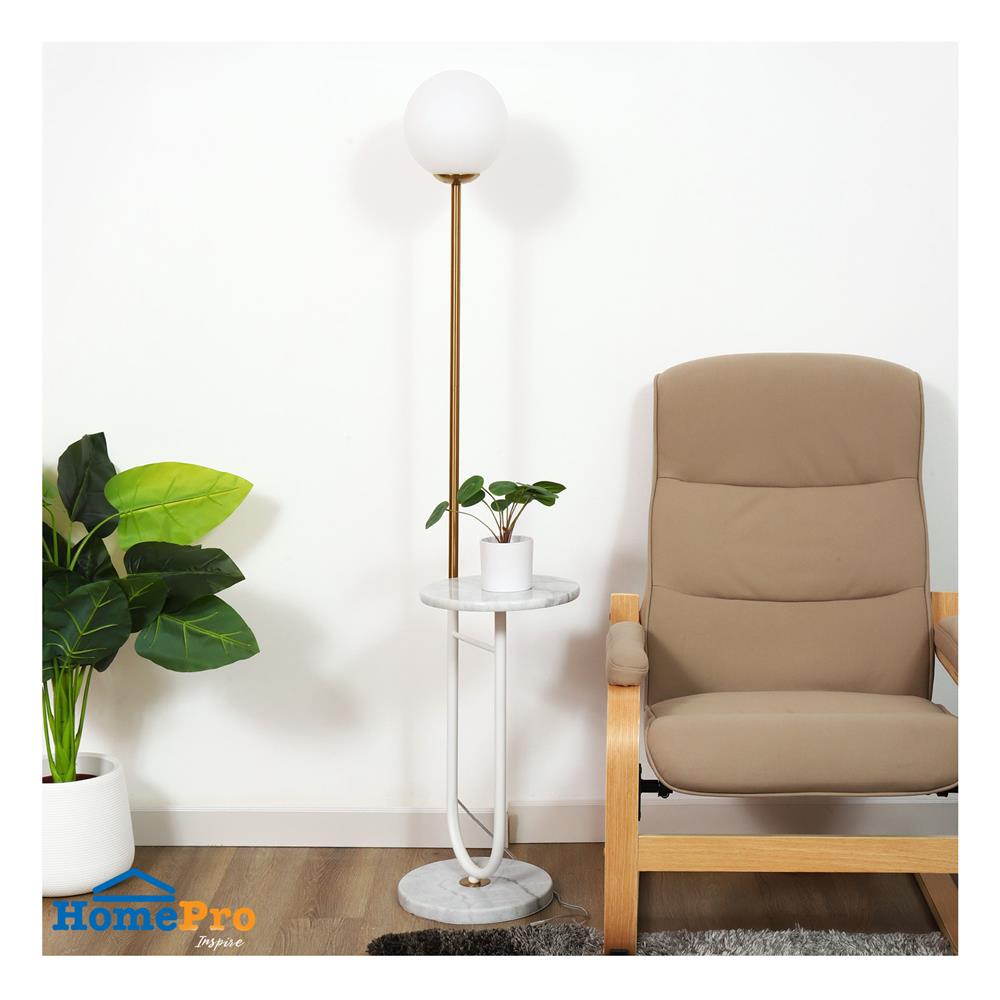 ไฟตั้งพื้น CARINI MODERN ML21030W สีขาว/ทอง