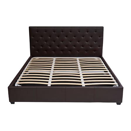 ฐานรองหัวเตียง 6 ฟุต LADY AMERICANA LE ZENITH สีน้ำตาลเข้ม