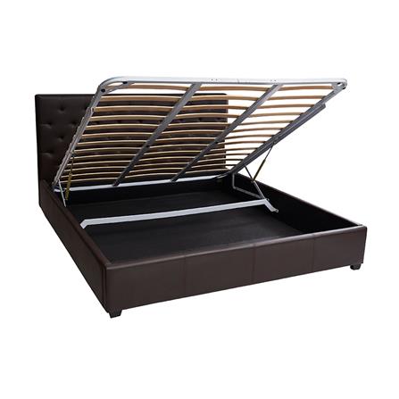 ฐานรองหัวเตียง 6 ฟุต LADY AMERICANA LE ZENITH สีน้ำตาลเข้ม_1