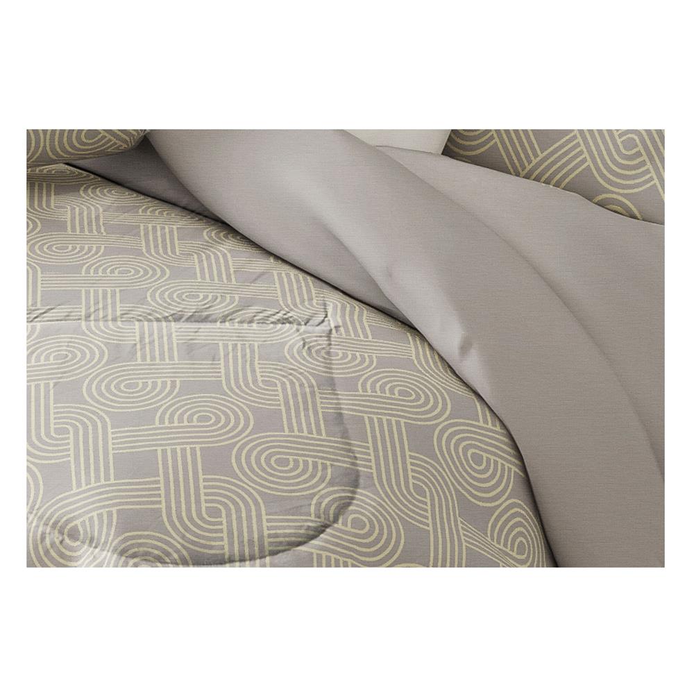 ชุดผ้าปูที่นอน 6 ฟุต 6 ชิ้น FROLINA MICROTEX DF039