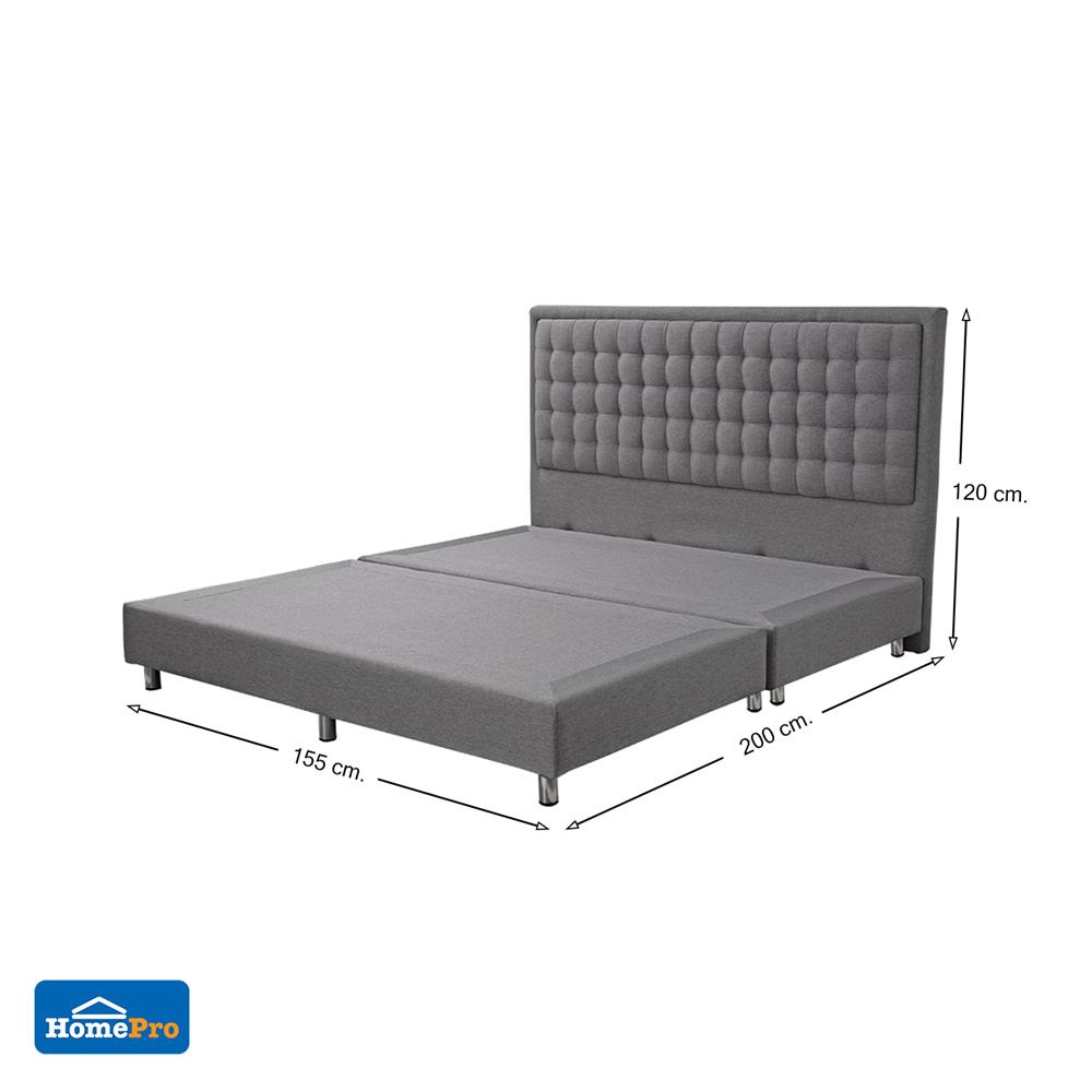 ฐานรองหัวเตียง 5 ฟุต HOME LIVING STYLE TOAST สีเทา