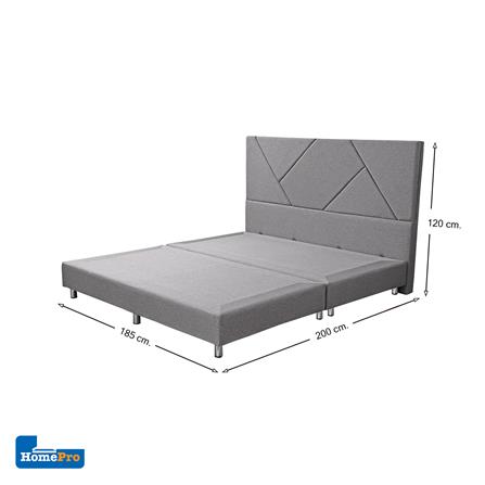 ฐานรองหัวเตียง 6 ฟุต HOME LIVING STYLE SCARLETT สีเทา_6