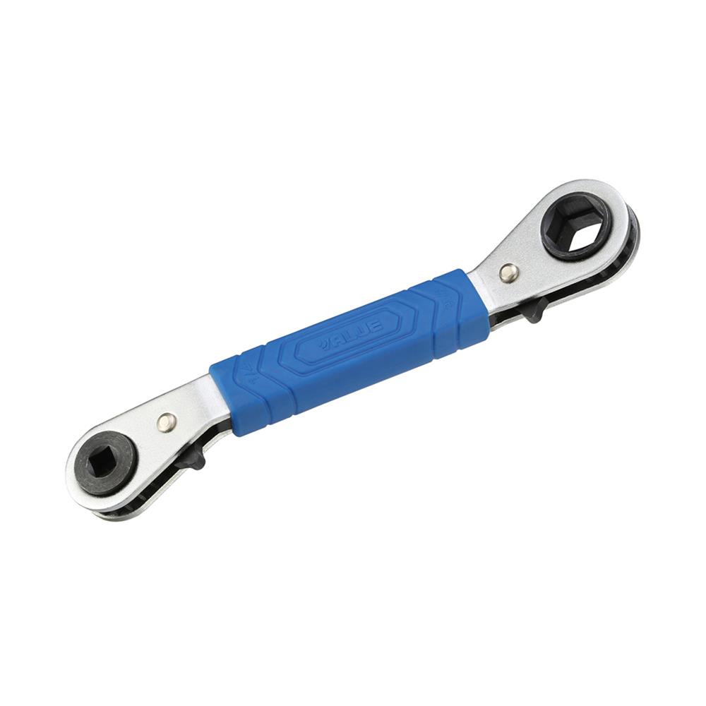 ประแจขันวาวล์ VALUE 1/2 นิ้ว, 1/4 นิ้ว, 3/16 นิ้ว, 9/16 นิ้ว สีเงิน