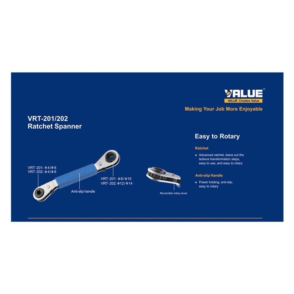 ประแจขันวาวล์ VALUE VRT-201