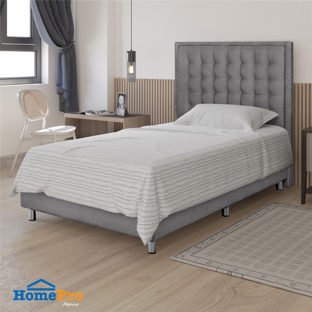 ฐานรองหัวเตียง 3.5 ฟุต HOME LIVING STYLE TOAST สีเทา