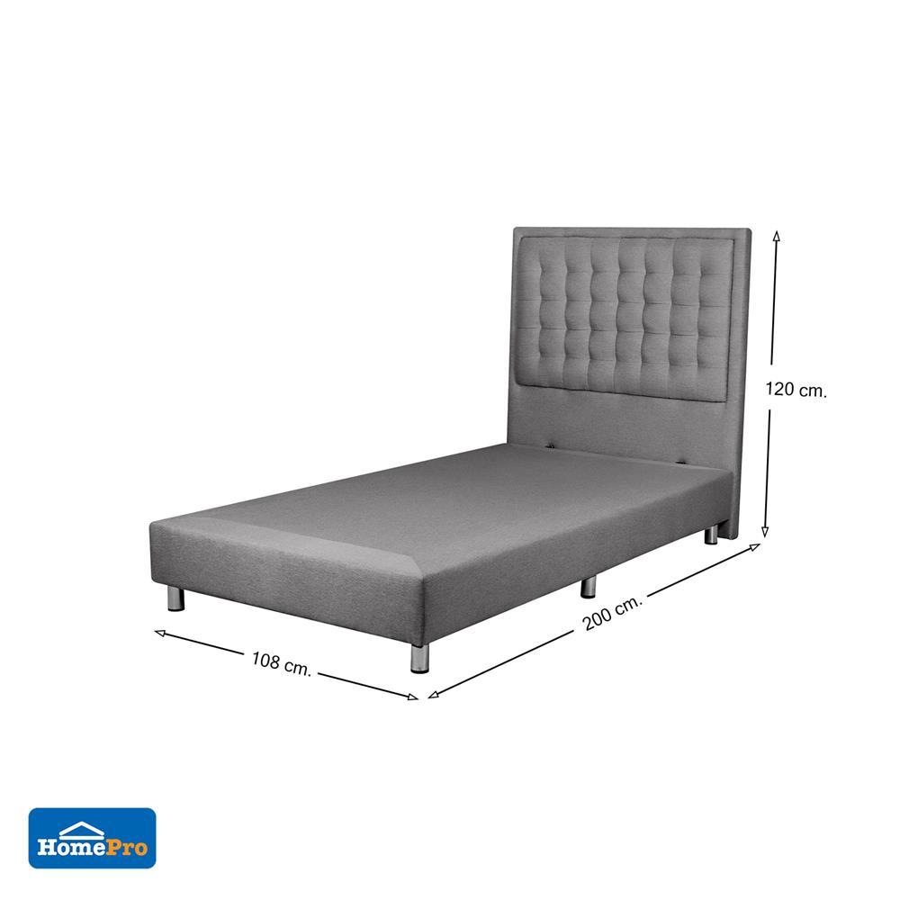 ฐานรองหัวเตียง 3.5 ฟุต HOME LIVING STYLE TOAST สีเทา