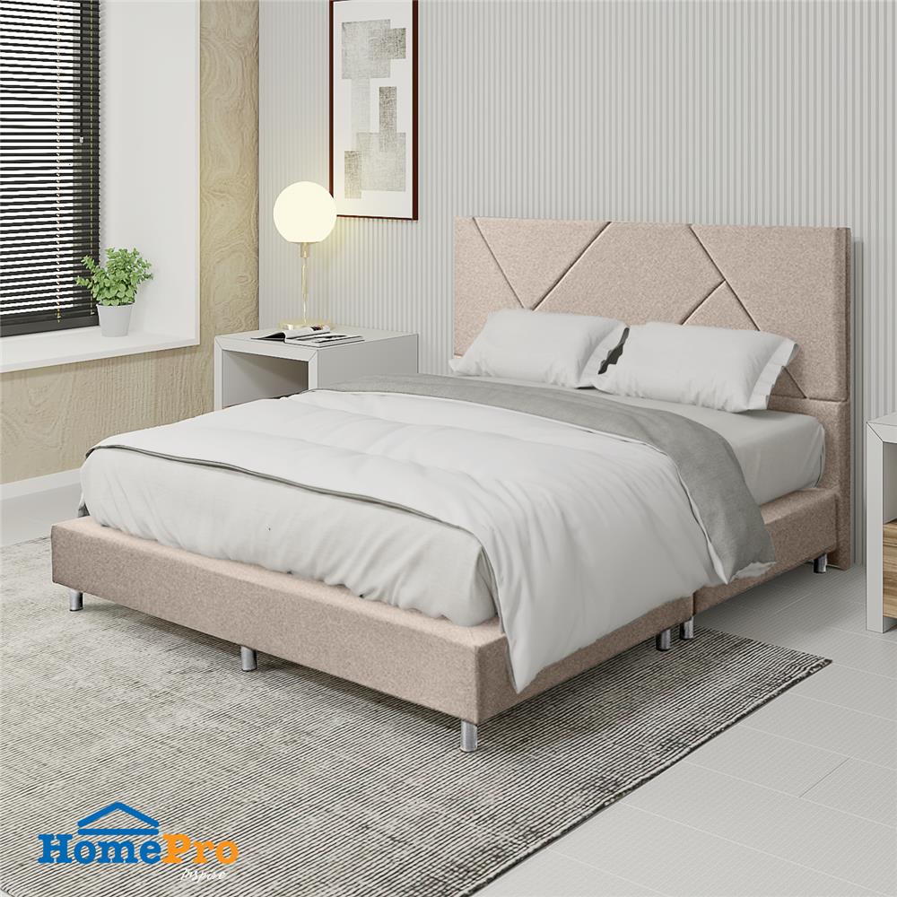 ฐานรองหัวเตียง 5 ฟุต HOME LIVING STYLE SCARLETT สีครีม