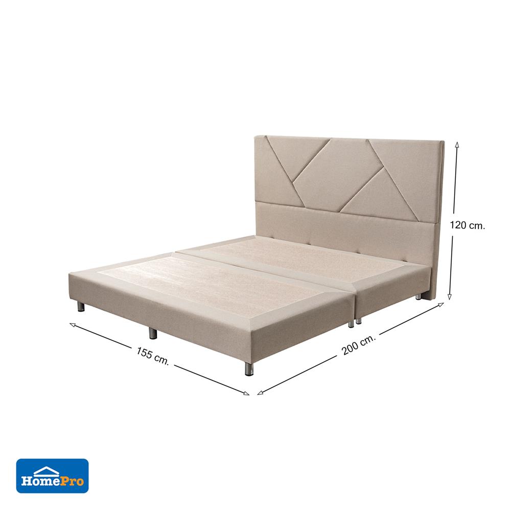 ฐานรองหัวเตียง 5 ฟุต HOME LIVING STYLE SCARLETT สีครีม