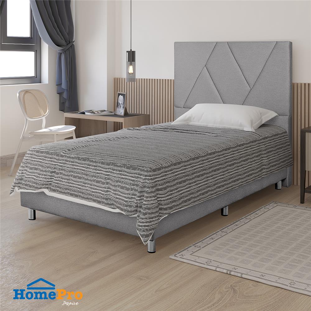 ฐานรองหัวเตียง 3.5 ฟุต HOME LIVING STYLE SCARLETT สีเทา
