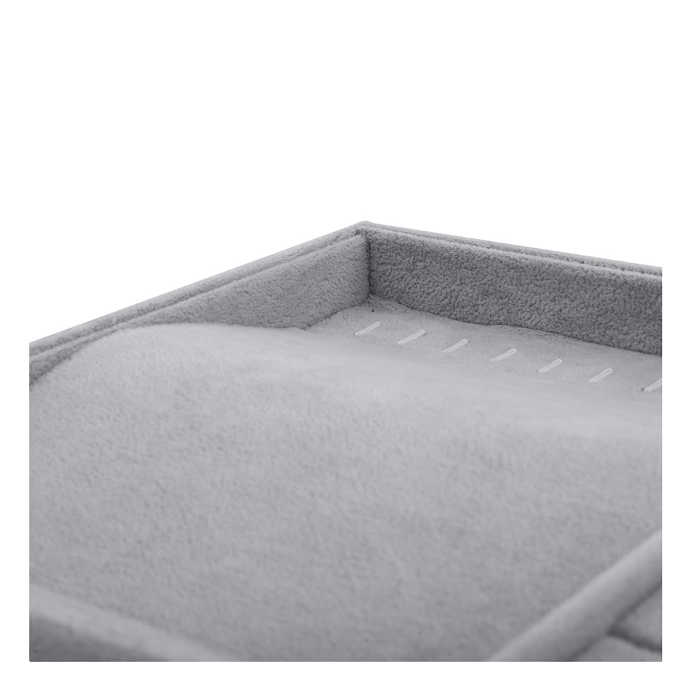 ถาดใส่สร้อยและแหวน STACKO 35x24x3 ซม. สีเทา