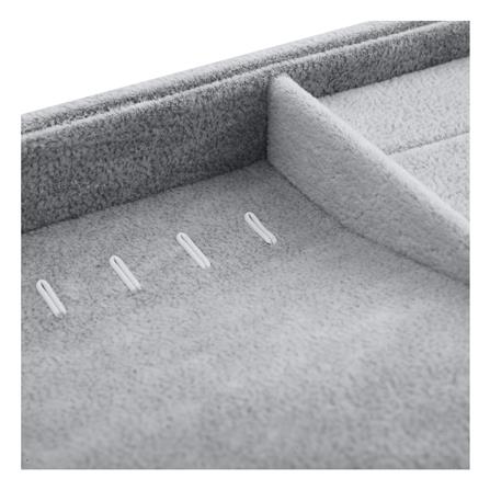 ถาดใส่สร้อยและแหวน STACKO 35x24x3 ซม. สีเทา_4