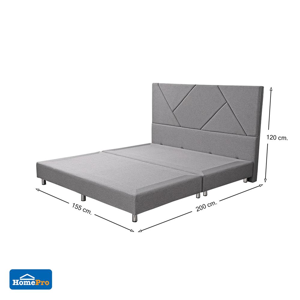 ฐานรองหัวเตียง 5 ฟุต HOME LIVING STYLE SCARLETT สีเทา